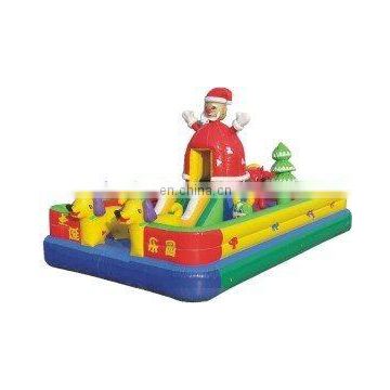 Christmas inflatable fun city (playground)