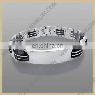 wholesale latest unique design bracelet stainless steel jewelry engravable bracelet