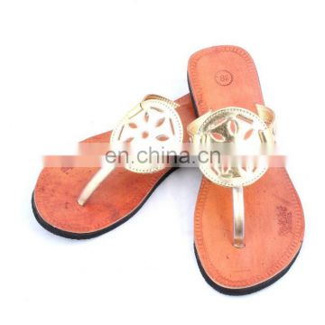 RH13 WOMEN LEATHER MOROCCAN STYLE HANDMADE SANDAL SLIPPER INDIAN TOE STRAP