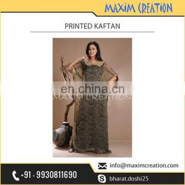 Well Known Company Exporting Printed Designer Kaftan