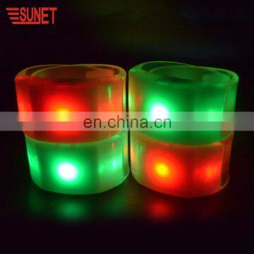 2.4Ghz Remote Controlled Custom Logo Led Bracelets With Multi Colors