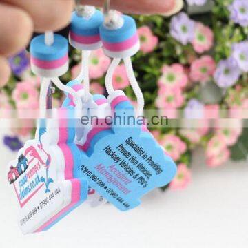 China factory custom foam rope eva keychain/keyrings with own logo