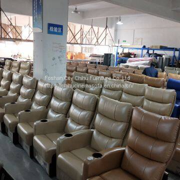 Modern Style Confortable Reclining Movie Cinema Sofa photo-3