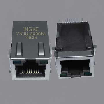 YKJU-2009NL HR961160C SMT 10/100 Base-T, AutoMDIX RJ45 Jacks With Magnetics