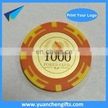 Custom Colorful Plastic Poker Chip With Golf Ball Marker photo-2