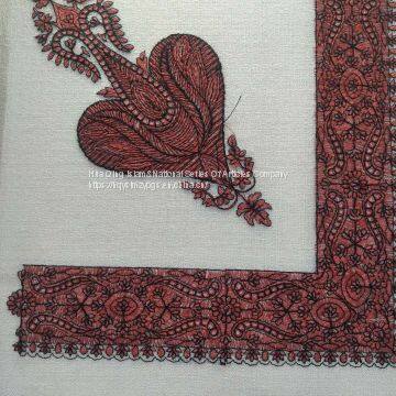 Oman wool embroidery scarf  /  Arab scarf  /  Arab wool embroidery scarf /  Muslim hijab scarf