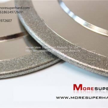 Electroplated CBN grinding wheel for metallic materials industry application miya@moresuperhard.com