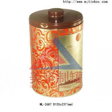 Hot Sell Food Grade Empty Round Coffee Can/ Coffee Tin Box/tin Container for Tea/coffee photo-2