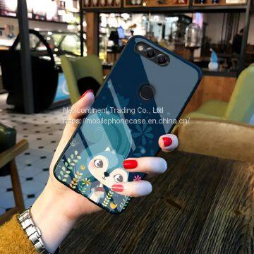 Best Sale Colorful Tempered Glass Protactive Phone Cover For Huawei Honor 7x Case photo-2