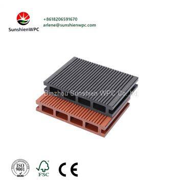 WPC composite decking flooring from Sunshien China with different colors