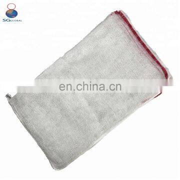 Alibaba China wholesale 25kg white plastic packing garlic mesh bag