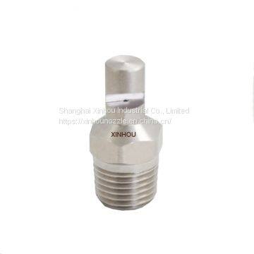 High Impact 304 Stainless Steel Cleaning Flood Jet Spray Nozzles photo-2