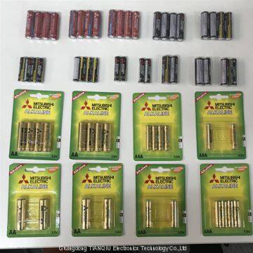 LR6 Mitsubishi Alkaline Battery (LR6) AA Battery/LR03 Mitsubishi Alkaline Battery (LR03) AAA Battery