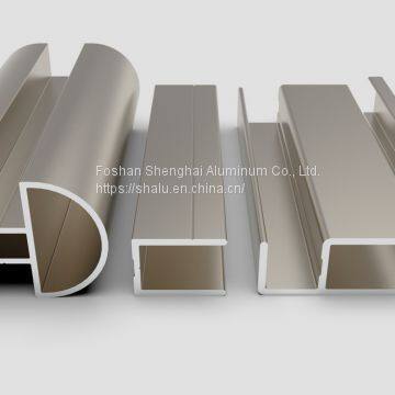 Wood grain painting alu profiles for sliding door system