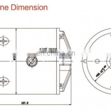 New Design Hydraulic 1.6KW 12V DC Brush Motor For Electric Vehicle photo-7