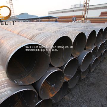 DIN EN API 5L SSAW Steel Pipe  Thread Seamless Steel Casing Pipe  SSAW Steel Pipe for sale