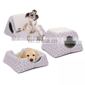 Wholesale Geometry Multifunctional Lounge Soft Modern Dog Bed