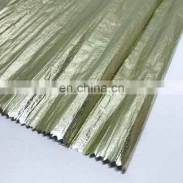 380T Foil Coating Fabric Crinkle Nylon Taffeta Waterproof Fabric for Jacket Garment Sportswear photo-6