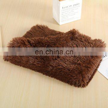 China Round  dog house cat mat Manufacture Sale fluffy pet dog pet blanket luxury