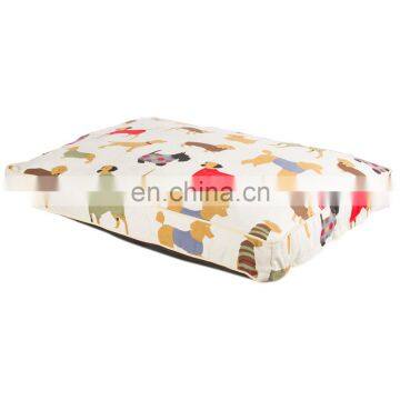 wholesale large comfortable dog pattern printed pet mattress