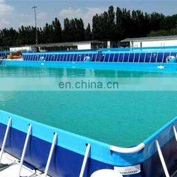 Customized Large Size Inflatable Steel Frame Swimming Water Pool photo-4