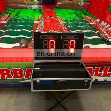 Inflatable Quarterback Challenge Football Darts Shoot Game Goals photo-4