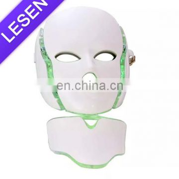 Colorful led beauty mask beauty light therapy mask led display mask  for face and neck treatment