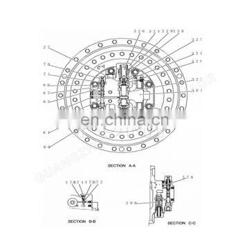 FOMI Hot Sale Floating Seal YN15V00037S029 for SK200-8