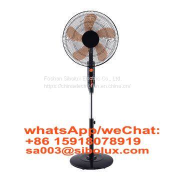 16 inch electric plastic stand fan with timer setting 16inch standing fan
