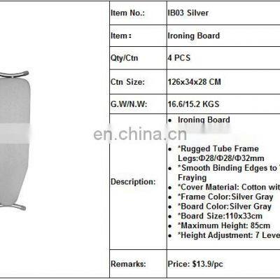 Honeyson Wholesale Cabinet Best Ironing Board for Hotel