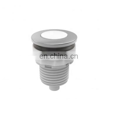 Massage Bathtub Parts Plastic Chromed  PVC Material Bathtub Air Push Button