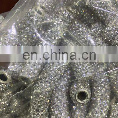 china natural quartz crystal AB Curve bent tubes beads for jewelry