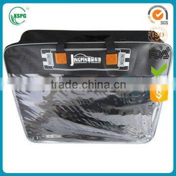 Promotional Transparent Plastic Pvc Zipper Bag for Quilt/Pvc Quilt Bag