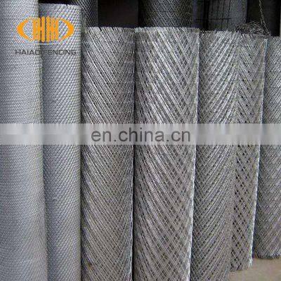 Expanded metal mesh panel