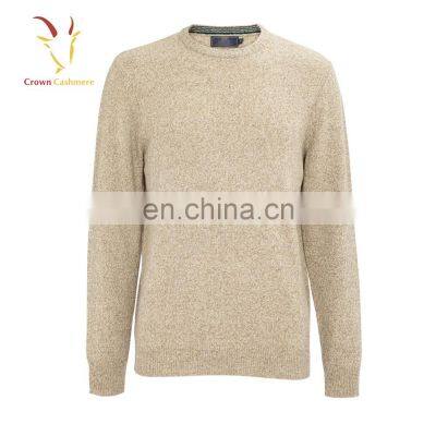 Crewneck 100%cashmere Sweater for Men photo-4