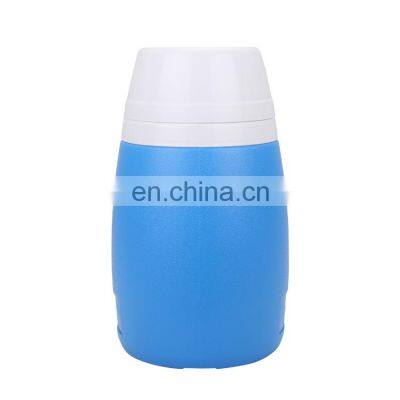 portable beer plastic outdoor sample hot sale hiking stylish small wide mouth pu fancy portable cooler jug 2.5l