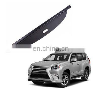 Black Beige Color Canvas Retractable Cargo Cover Tonneau Cover For Lexus Gx Gx460 2010-2018