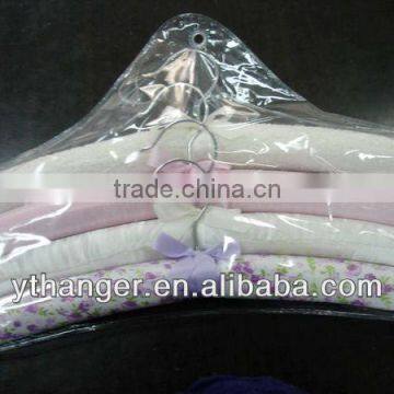 SST03 A whole set of package cloth satin hangers