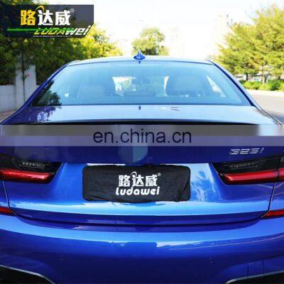 P Style Trunk Tail Wing Spoile Gloss Black Boot Wings For BMW 3 Series G20 Rear Spoiler photo-2