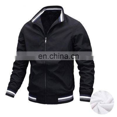 New Casual Jacket Men's Spring And Fall Sport Solid Color Coat Men's Fashion Casual Simple Jackets photo-3