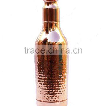 copper water bottles / solid copper water storeage / 1 liters solid copper bottle