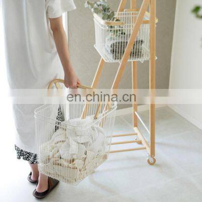 Dirty Clothes Storage Basket Household Dirty Clothes Bag Double Laundry Hamper Basket