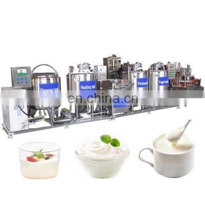 Yogurt plant fully automatic yogurt fermentation pasteurization maker machine complete small dairy greek yogurt production line