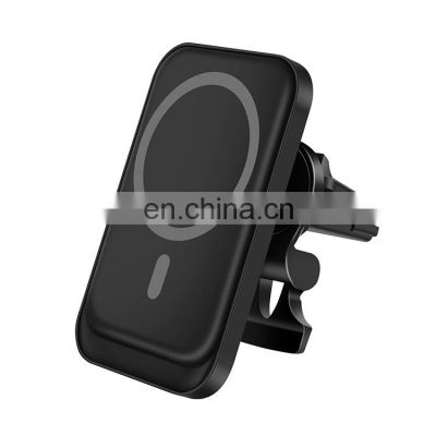 15W Magnetic Wireless Car Charger Mount Stand Qi Fast Charging