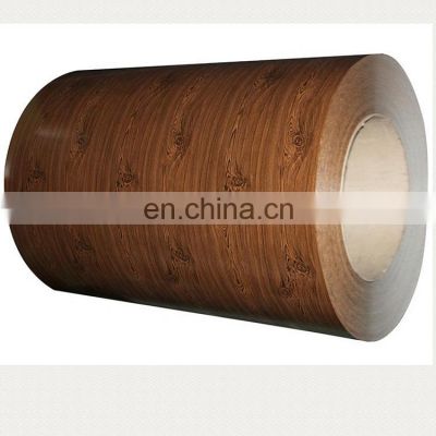 0.45mm Wood Pattern PPGI Coil ppgl plate prepainted galvanized