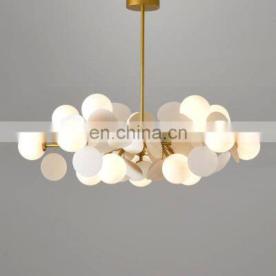 Modern Hot-Selling Macron LED Ceiling Light Living Room Kids Bedroom LED Decor Pendant Lamp Colourful Chandelier