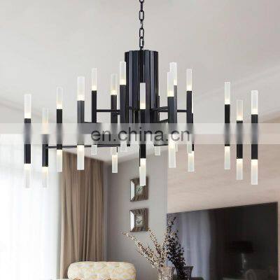 Nordic LED Chandelier Creative Pendant Light For Living Room Dinner Room Luxury Retro Led Ceiling Hanging Lamp
