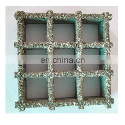 Molded corrosion resistant good property fiberglass grating catwalk plastic floor drain grating