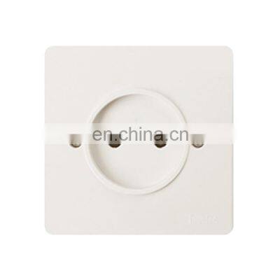 ingelec High quality and cheap price fashion classic white plug socket senior French Standard socket  Wall socket