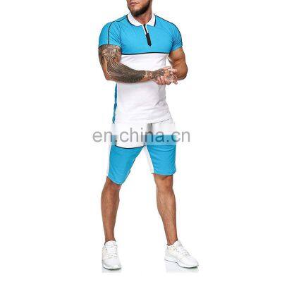 Summer Wear Men's Jogging Sets Short Sleeves T-Shirts With Shorts Eco-Friendly Men's Summer Sets